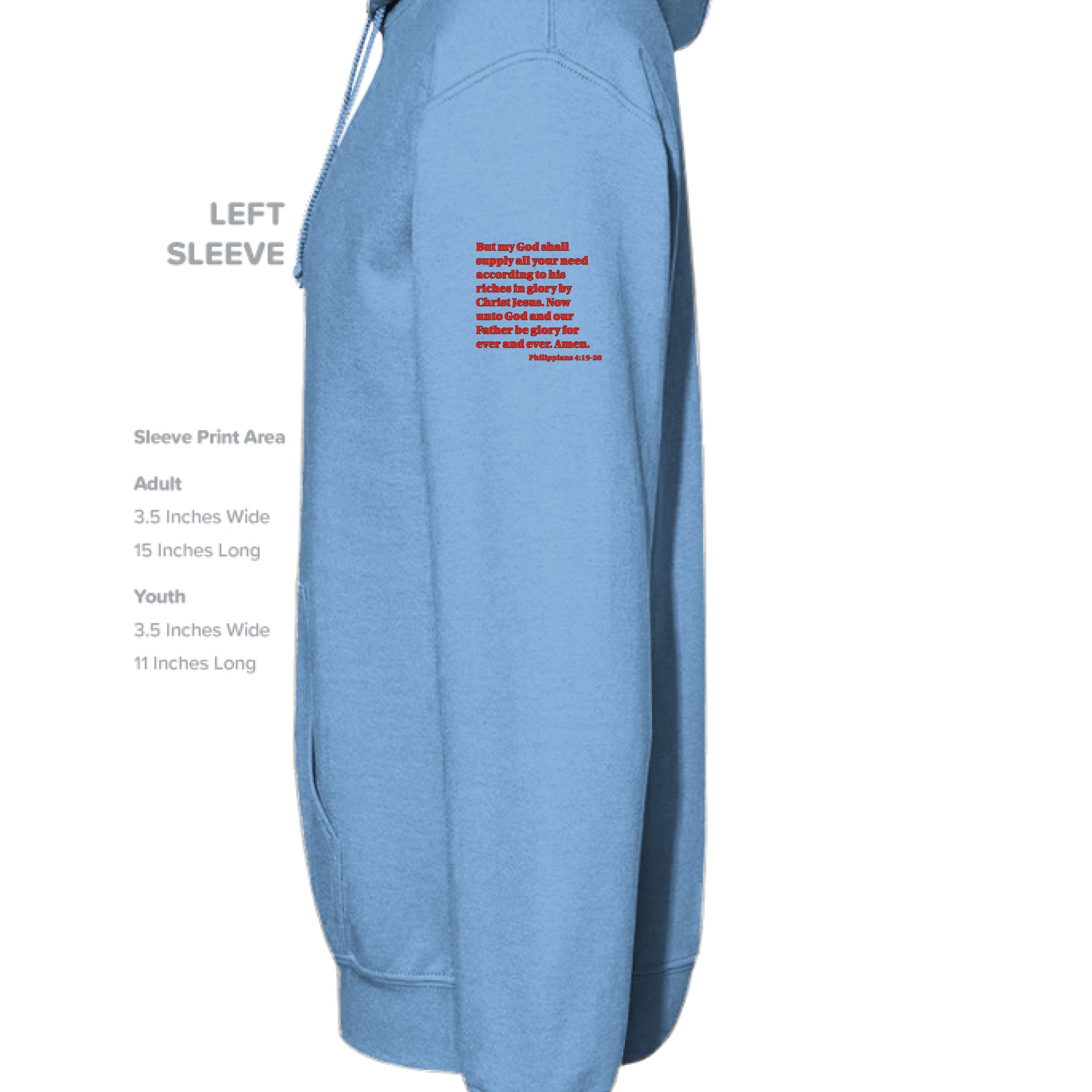 CAROLINA BLUE - SLEEVE_LEFT