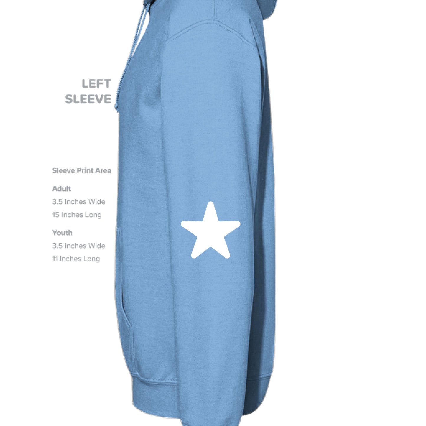 CAROLINA BLUE - SLEEVE_LEFT
